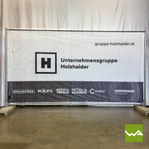 Bauzaunbanner Unternehmensgruppe Holzhaider