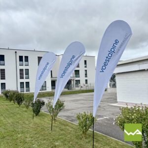 Beachflags Voestalpine