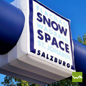 Werbebogen Snow Space Flachau 2