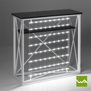 Messetheke Pop up IMPRESS SHINE - LED Set 3