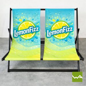 Aluminium Doppelliegestuhl - LemonFizz