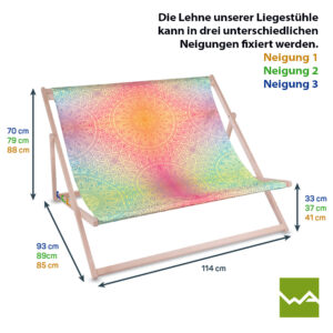 Doppelliegestuhl Neigungen