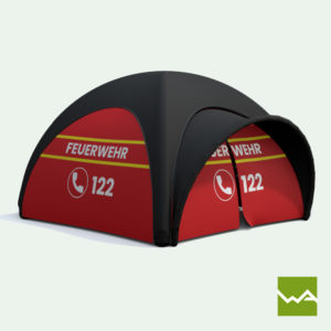 Pneu Schnelleinsatzzelt - AIRMACHINE Emergency Tent - Detailbild 14