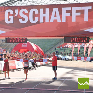 Endlosbanner für den Generali München Marathon