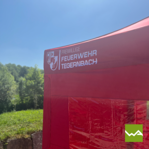 Feuerwehr Faltzelt Tegernbach 12