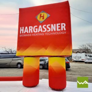 Inflatable Quader für Hargassner 3x3x1 Meter