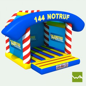 Hüpfburg - Riesenwuzzler - Inflatable - NOE Notruf