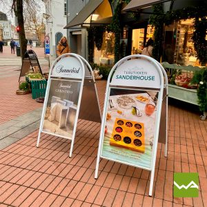 Kundenstopper Outdoor - Tebutikken Sanderhouse