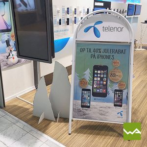 Kundenstopper Outdoor - Telenor