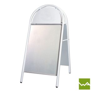 Kundenstopper Outdoor - Weiß