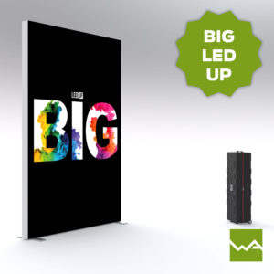 Beleuchtete Messewand BIGLEDUP Detailbild 8