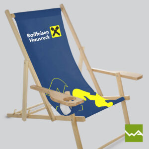 Liegestuhl Mit Getraenkehalter Raiffeisenbank 3