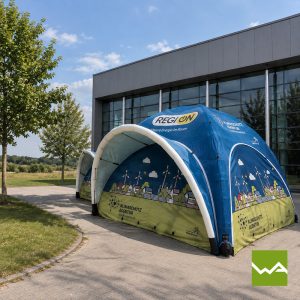 Luftdichtes Messezelt Airmachine - Region