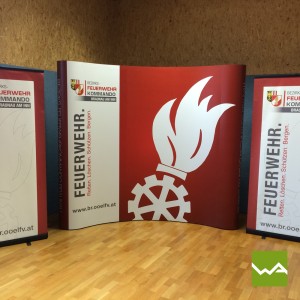 Messewand Pop up MAGNETIC – Feuerwehr Braunau