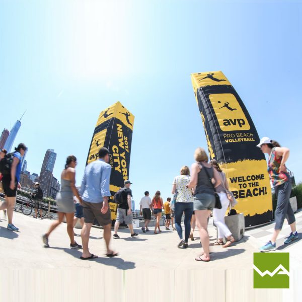 Aufblasbarer Turm & Tower - AVP Beachvolleyball New York