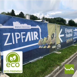 PVC-frei MESH Werbebanner ZipfAir