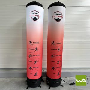 PNEU Werbesaeulen - AIRMACHINE - Union Kaltenberg