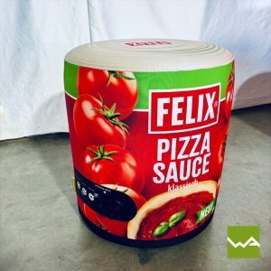 Pneu Sitzhocker - Felix Pizza Sauce 2