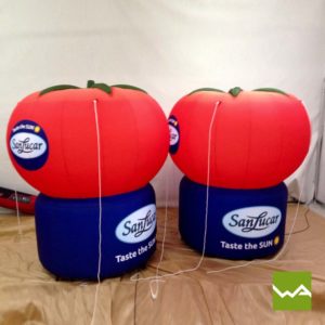 Aufblasbare Tomate San Lucar Tomate 3