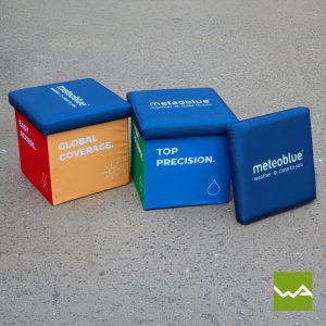 Smartcube - Faltbarer Sitzwuerfel - Meteoblue