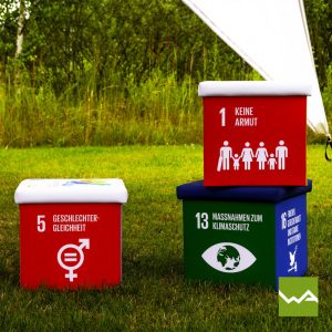 Smartcube - Faltbarer Sitzwuerfel - Nachhaltigkeitsziele 2