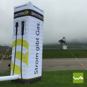 Inflatable E-Ladestation für Smatrics 3