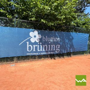 Tennisblende Classic Blumen Bruening