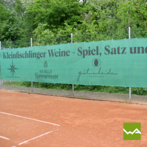 Tennisblende Kleinfischlinger Weine