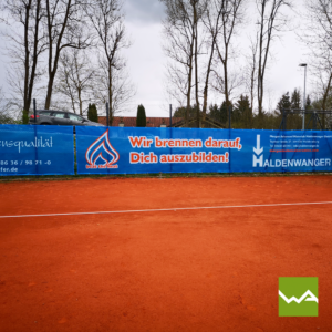 Tennisblenden CLASSSIC - Volksbank Raiffeisenbank und Manghofer