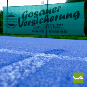 Tennis Werbebanner Gosauer Versicherung