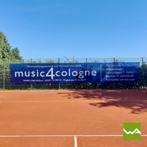 Tennisblenden Music4cologne