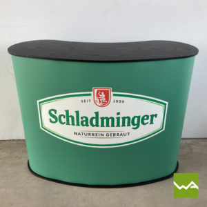 Lamellen Counter - Messetheke Schladminger Bier