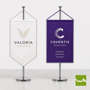 Tischwimpel Tischfahnen Valoria Caventis