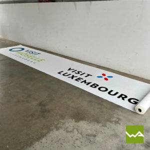 Endlosbanner bedruckt - Visit Moselle, Visit Luxembourg