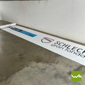 Endlosbanner bedruckt - Schleck gran fondo