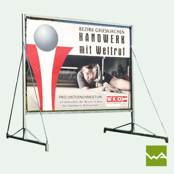 Werbewand Strassenaufsteller WKO