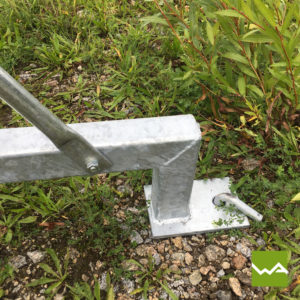 Werbewand Stahl 5