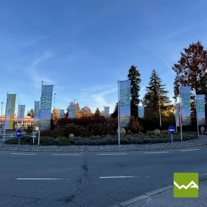 Werbefahnen - Messe Ried 3