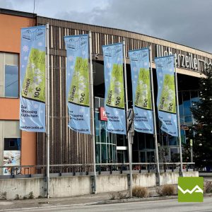 Werbefahnen - Weberzeile