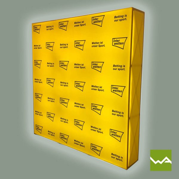 Beleuchtete Pop up Wand IMPRESS SHINE - Interwetten